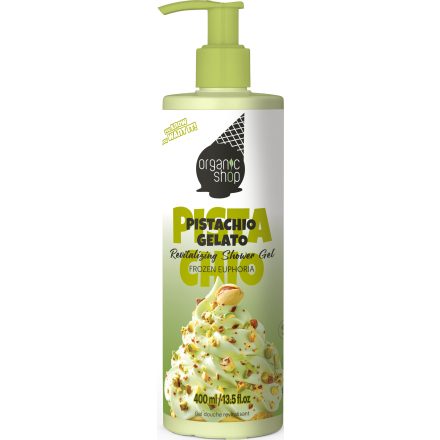 Pisztácia fagyi Revitalizáló tusfürdő gél 400 ml Organic Shop