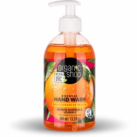   Mediterrán szellő Illatos folyékony szappan narancsvirággal és C-vitaminnal 400 ml Organic Shop