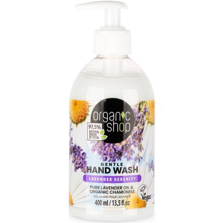 Levendula harmónia Gyendég folyékony szappan levendulaolajjal és bio kamillával 400 ml Organic Shop
