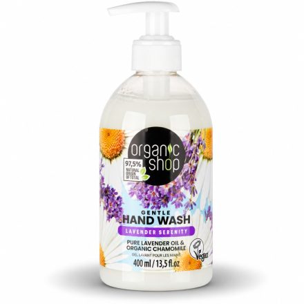 Levendula harmónia Gyendég folyékony szappan levendulaolajjal és bio kamillával 400 ml Organic Shop