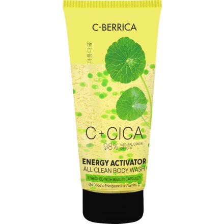 Energetizáló tusfürdő centellával és homoktövissel 200 ml C-Berrica C + CICA 