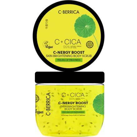 C-Nergy Boost Ragyogásfokozó testradír 200 ml C-Berrica C + CICA 