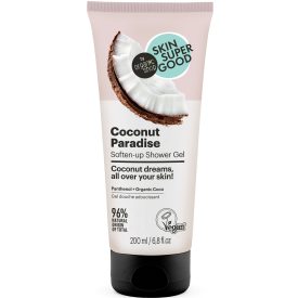   Coconut Paradise puhító tusfürdő gél 200 ml Skin Super Good