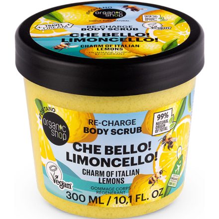 Che Bello Limoncello Energetizáló testradír olasz citrommal 300 ml Organic Shop