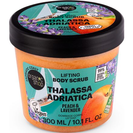Thalassa Adriatica Lifting testradír barackkal és levendulával 300 ml Organic Shop