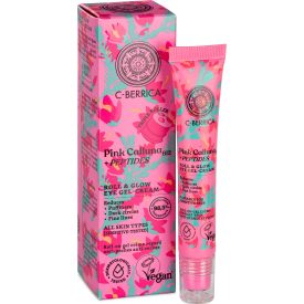   Ragyogásfokozó Szemkörnyékápoló roll-on gélkrém B12-vitaminnal és peptidekkel 20 ml C-Berrica Pink Calluna