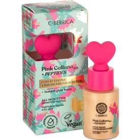   Aranyfényű folyékony highlighter 30 ml C-Berrica Pink Calluna