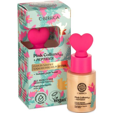 Aranyfényű folyékony highlighter 30 ml C-Berrica Pink Calluna