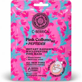   Hialuron-peptides ragyogásfokozó pink arcmaszk 30 g C-Berrica Pink Calluna 