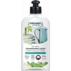   Mosogatószer bio borsmentával és lime-mal 350 ml Organic People