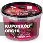 Amarena Mocktail Bőrkisimító testradír meggyel és mandulával 250 ml Organic Shop