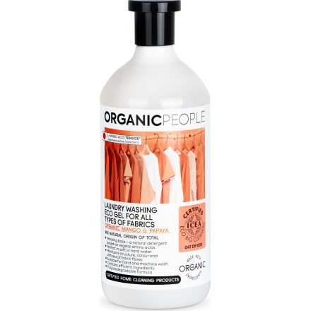 Öko Mosógél minden textíliához bio mangóval és papayával 1000 ml Organic People