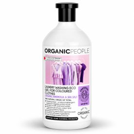  Folyékony mosószer színes ruhákhoz bio magnóliával és tengeri sóval 1000 ml Organic People