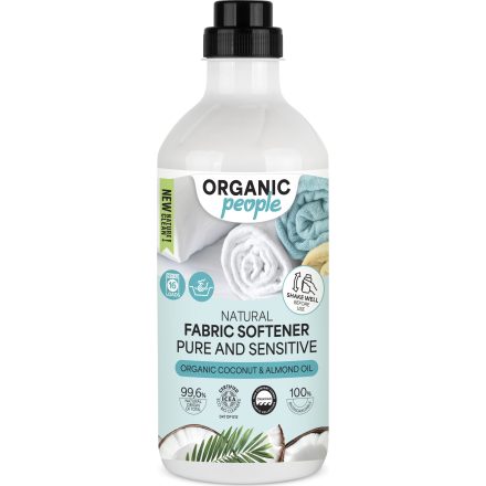 Szenzitív Öblítő bio kókusszal és mandulaolajjal 1000 ml Organic People