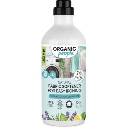 Vasaláskönnyítő öblítő bio citrommal és levendulával 1000 ml Organic People