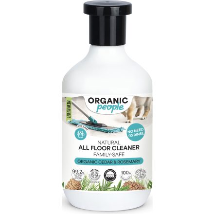 Padlótisztító gél minden felületre bio cédrussal és rozmaringgal 500 ml Organic People