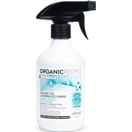 Öko Ablak- és tükörtisztító spray bio fermentált fehér teával 500 ml Organic People 