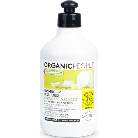 Öko Mosogatószer bio aloe verával és olivaolajjal 500 ml Organic People