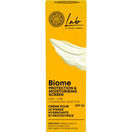 Hidratáló fényvédő arckrém SPF50 30 ml Lab Biome