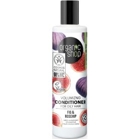   Volumennövelő kondicionáló fügével és csipkebogyóval 280 ml Organic Shop