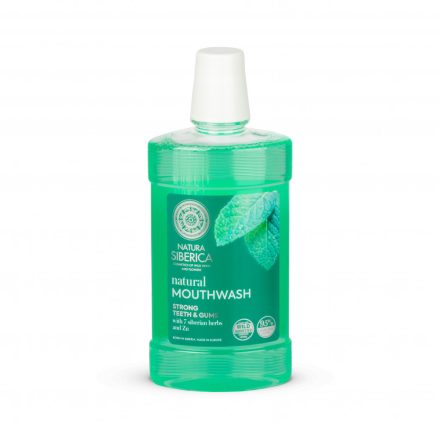 Fog- és ínyerősítő natúr szájvíz 520 ml Natura Siberica