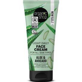   Könnyű arckrém aloe verával és avokádóval 50 ml Organic Shop