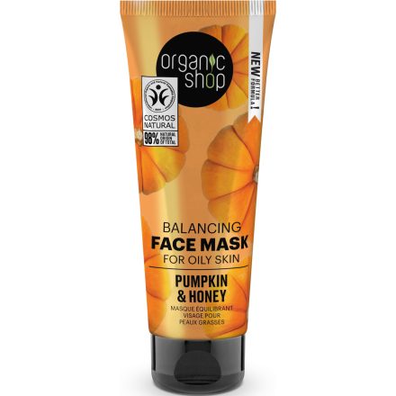 Kiegyensúlyozó arcmaszk tökmagolajjal és mézzel 75 ml Organic Shop
