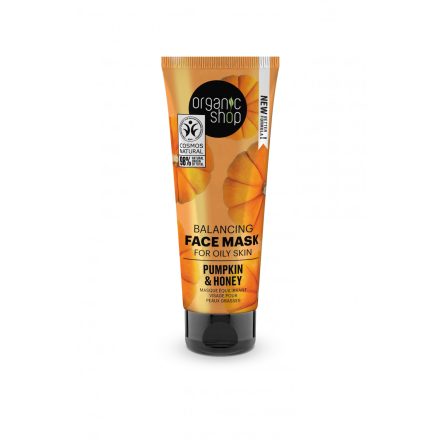 Mattító arckrém tökmagolajjal és mézzel 50 ml Organic Shop
