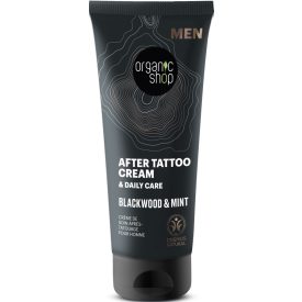   Men Tetoválás utáni és mindennapos krém tölgyfakéreg-kivonattal és mentával 75 ml Organic Shop