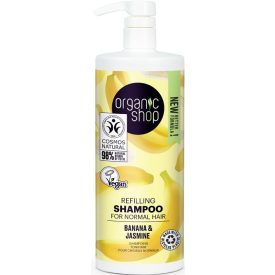   Revitalizáló sampon banánnal és jázminnal 1000 ml Organic Shop