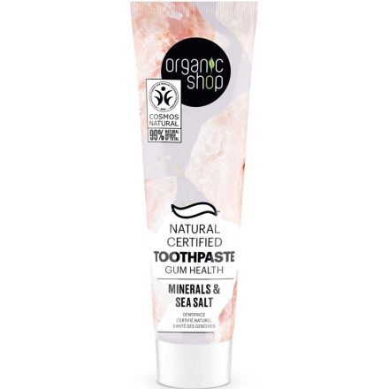 Bio Fogkrém az egészséges ínyért ásványokkal és tengeri sóval 100 g Organic Shop