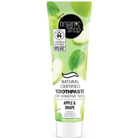   Bio fogkrém érzékeny fogakra almával és szőlővel 100 g Organic Shop