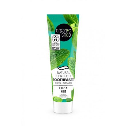 Frozen mint bio fogkrém mentával 100 g Organic Shop