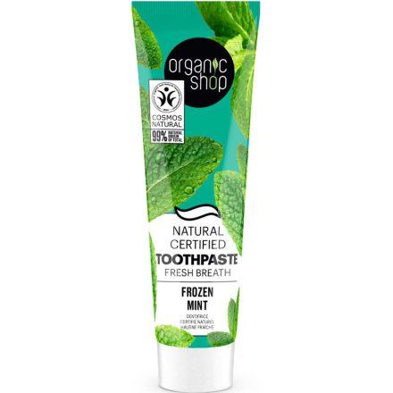 Frozen mint bio fogkrém mentával 100 g Organic Shop