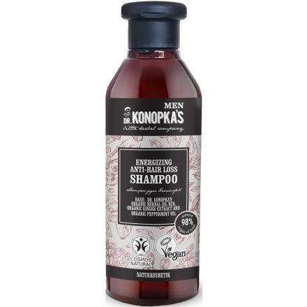 MEN Energetizáló hajhullás elleni sampon 280 ml Dr.Konopka's