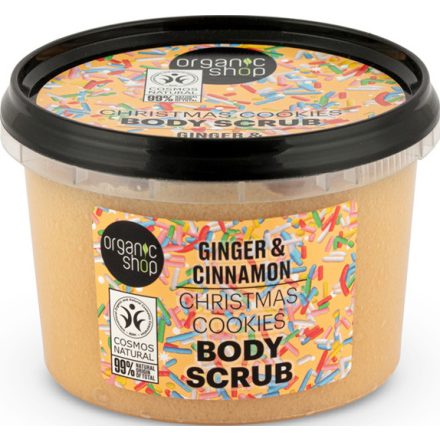 Karácsonyi sütis testradír gyömbérrel és fahéjjal 250 ml Organic Shop