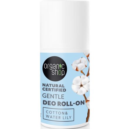 Minősített golyós dezodor gyapottal és tavirózsáva 50 ml Organic Shop