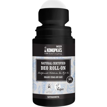 MEN golyós dezodor bio cédrussal és zsályával 50 ml Dr.Konopka's