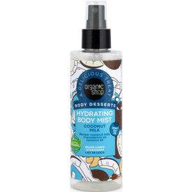 Kókuszvizes hidratáló testpermet 200 ml Organic Shop