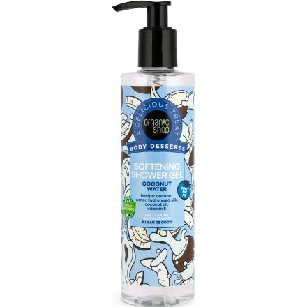 Kókuszvizes puhító tusfürdő gél 280 ml Organic Shop