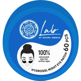   Ragyogásfokozó és hidratáló éjszakai hidrogél szemmaszk Hialuronsav + C-vitamin 60 db Lab Biome