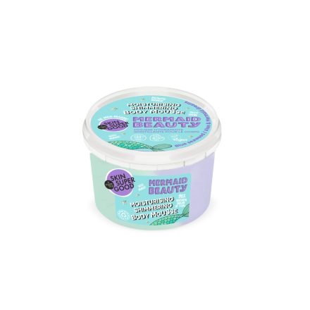 Hidratáló csillogó testápoló mousse „Mermaid Beauty” 250 ml Skin Super Good 