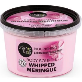   Habcsók tápláló testszuflé eperrel és kókusszal 250 ml Organic Shop