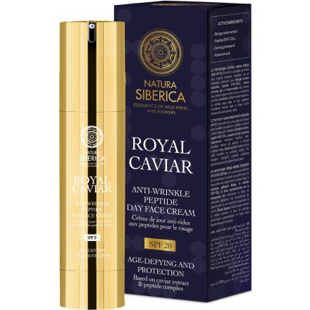 Royal Caviar Peptides ránctalanító nappali arckrém SPF20 50 ml Natura Siberica