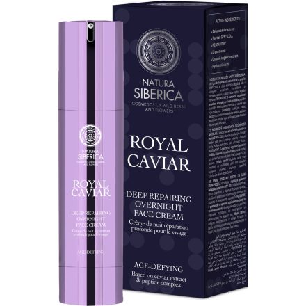 Royal Caviar Mélyregeneráló éjszakai arckrém 50 ml Natura Siberica