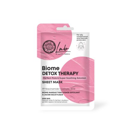Detox Therapy Fátyolmaszk Niacinamid + Szalicilsav 25 g Lab Biome
