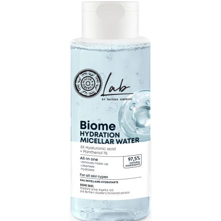 Hidratáló Micellás víz Hialuronsav + B5 Panthenol 400 ml Lab Biome
