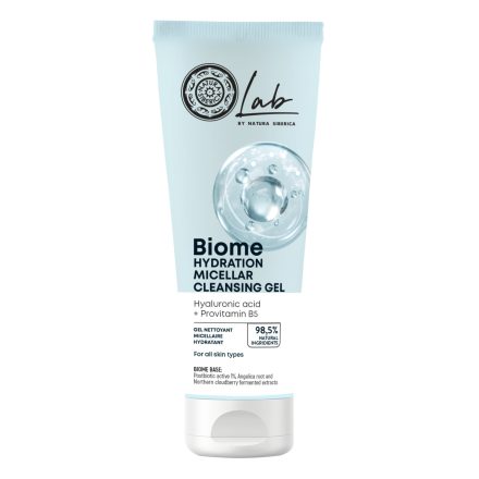 Hidratáló Micellás tisztító gél Hialuronsav + B5 provitamin 140 ml Lab Biome