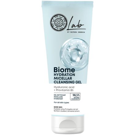 Hidratáló Micellás tisztító gél Hialuronsav + B5 provitamin 140 ml Lab Biome