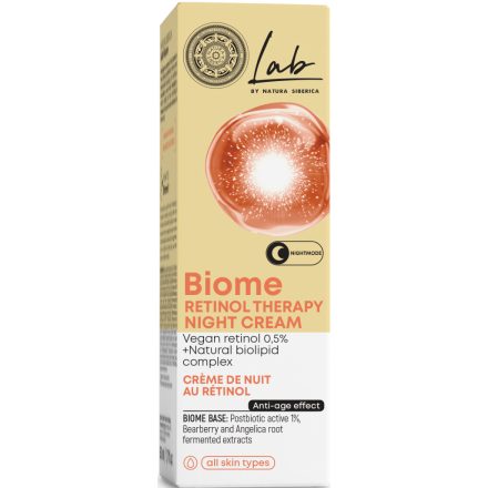 Retinol Therapy Éjszakai arckrém 50 ml Lab Biome